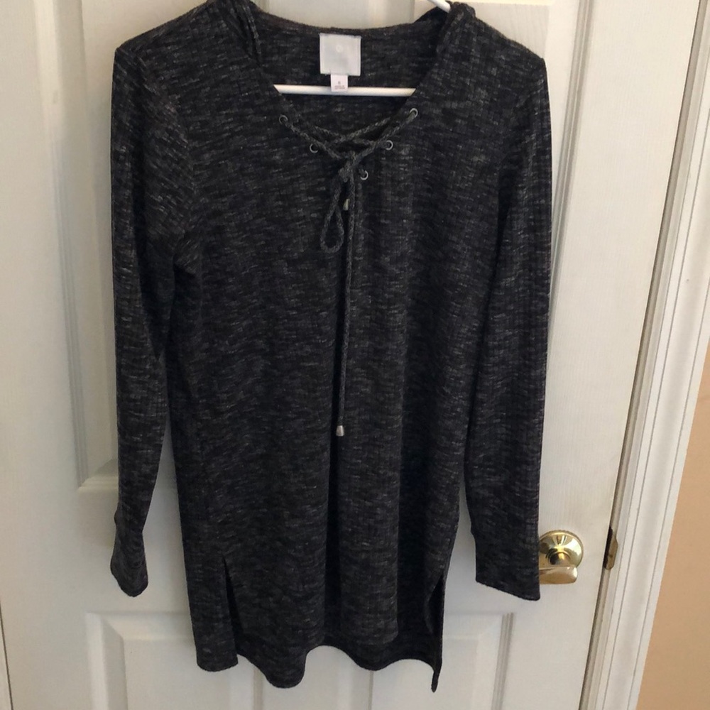Sunday Hooded Top Tunic Sz Small